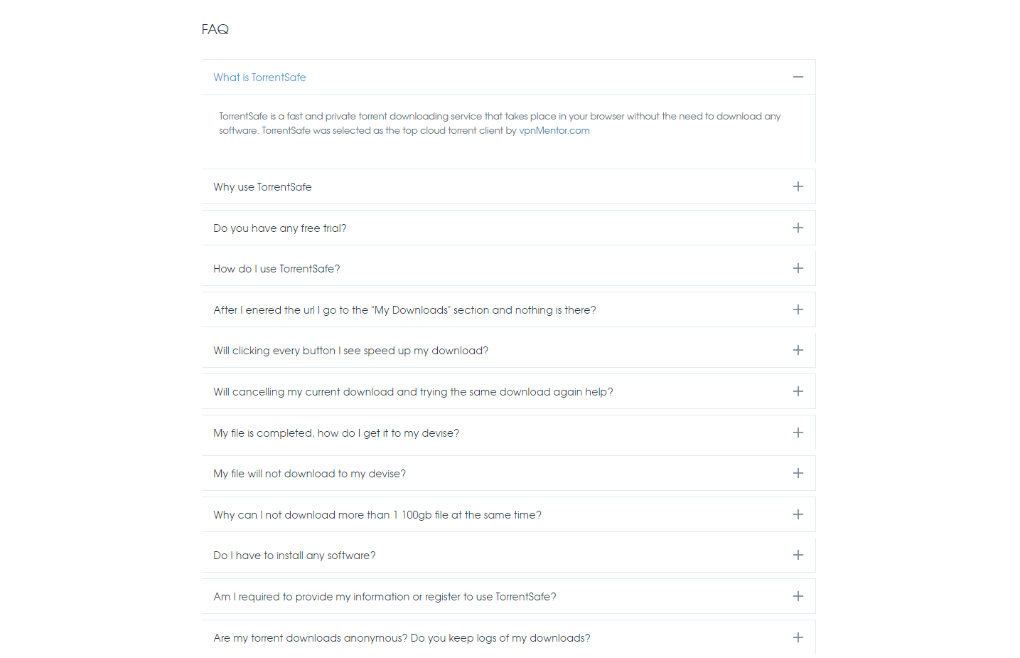 Torrentsafe review - Simple tool for torrents - Torrent Compare